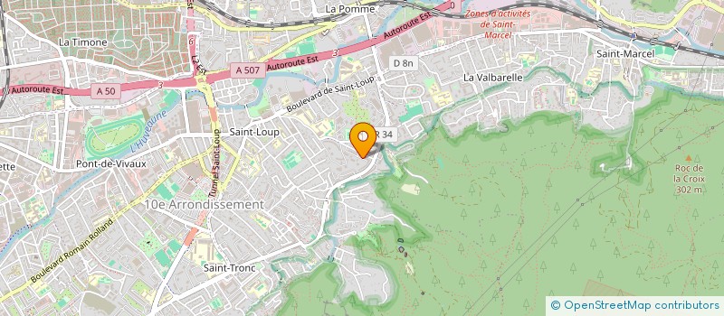 localisation de l'entreprise BS PRIMEURS  MARSEILLE