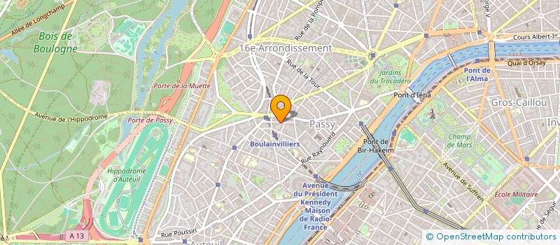 localisation de l'entreprise BS PROD  PARIS