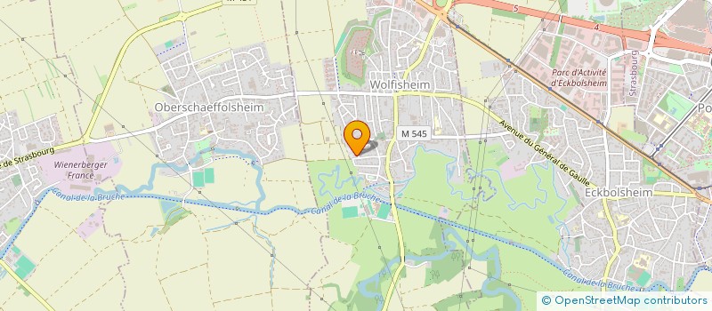 localisation de l'entreprise BS PROPRETE  WOLFISHEIM