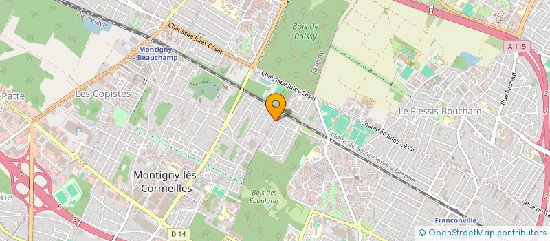 localisation de l'entreprise BS-QUAL-IT  MONTIGNY-LES-CORMEILLES