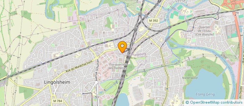 localisation de l'entreprise BS RENOV à STRASBOURG