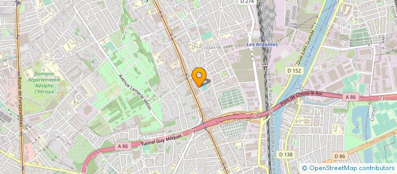 localisation de l'entreprise BS RENOV à VITRY-SUR-SEINE