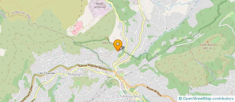 localisation de l'entreprise BS RENOVATION  CHATEAUNEUF-GRASSE