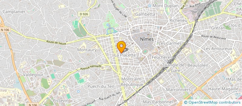 localisation de l'entreprise BS RESTAURATION  NIMES