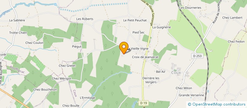 localisation de l'entreprise BS RESTAURATION  COUX