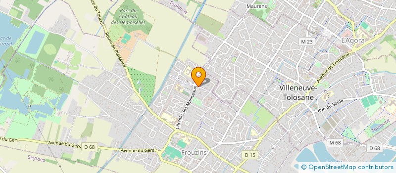 localisation de l'entreprise BS SERVICES  FROUZINS