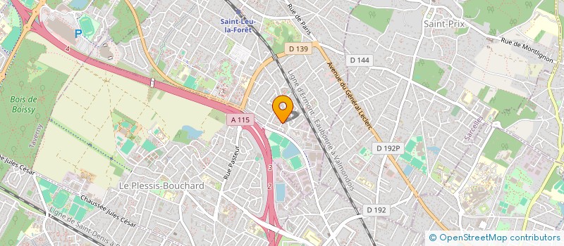 localisation de l'entreprise BS SERVICES  SAINT-LEU-LA-FORET