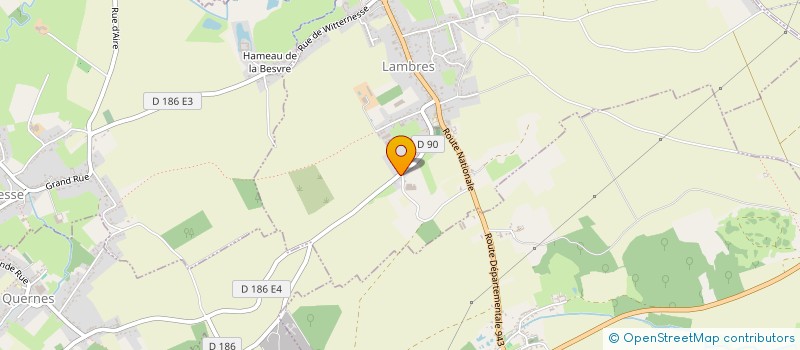 localisation de l'entreprise BS SERVICES  LAMBRES