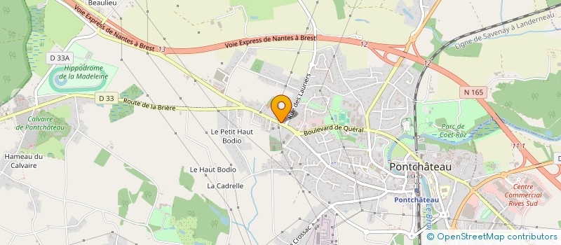 localisation de l'entreprise BS SOL à PONTCHATEAU
