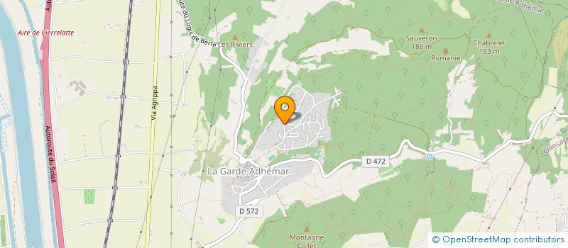 localisation de l'entreprise BS SOLAIRE  SAINT-PANTALEON-LES-VIGNES