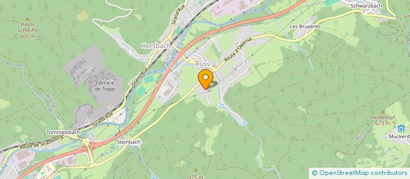 localisation de l'entreprise BS SPORT AUTO  RUSS