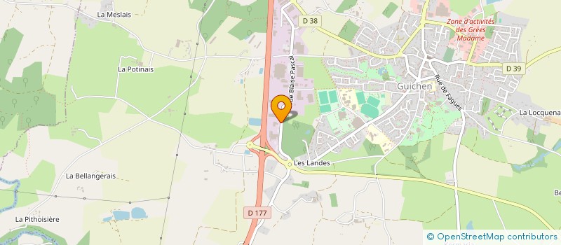 localisation de l'entreprise BS SYNERGIE ETIQUETTES à GUICHEN