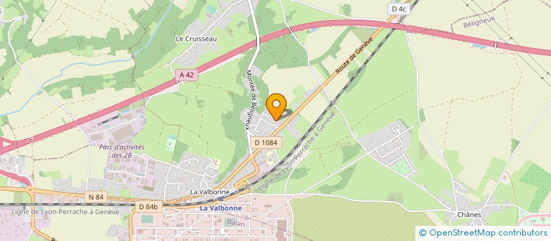 localisation de l'entreprise BS TAXI à BELIGNEUX