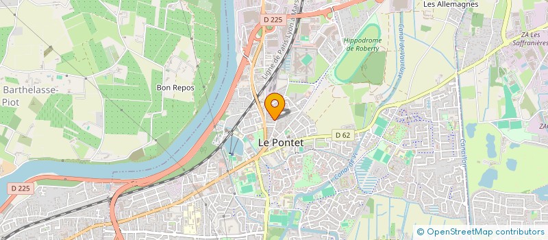 localisation de l'entreprise BS TAXI  LE PONTET