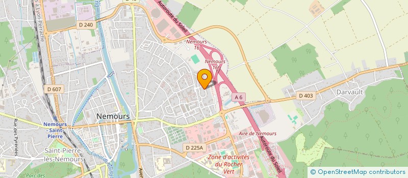 localisation de l'entreprise BS TELECOM  NEMOURS