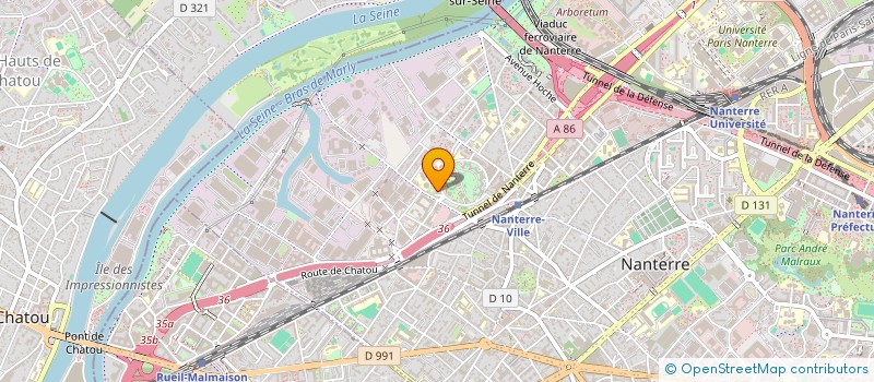 localisation de l'entreprise BS TRANSPORT  NANTERRE