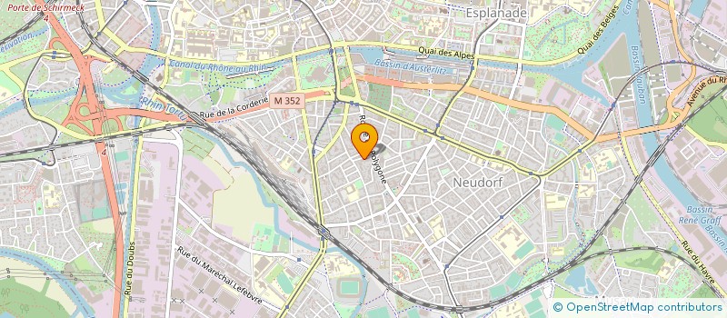 localisation de l'entreprise BS TRANSPORTS à STRASBOURG