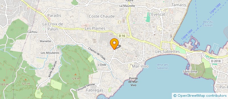 localisation de l'entreprise BS TRANSPORTS  LA SEYNE SUR MER