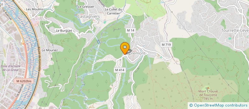 localisation de l'entreprise BS TRANSPORTS à ASPREMONT