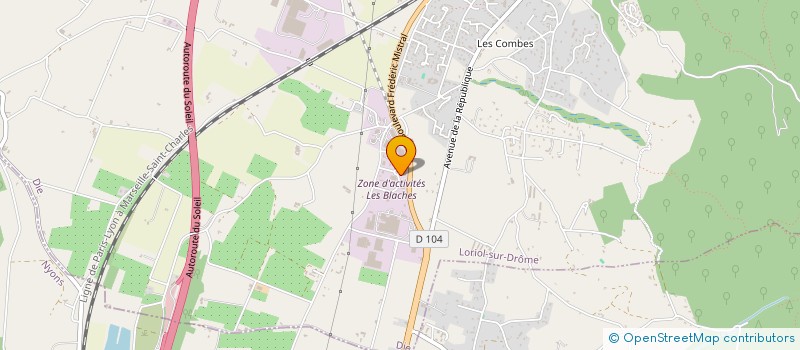 localisation de l'entreprise BS VERSION COACHING  LORIOL-SUR-DROME