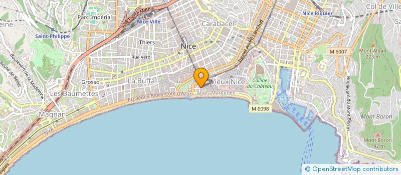 localisation de l'entreprise BS VILLA BIJOU  NICE