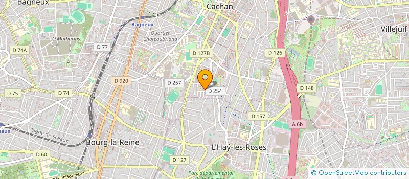 localisation de l'entreprise BS VIRK  CACHAN