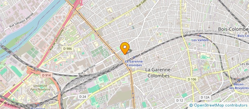 localisation de l'entreprise BS VTC SERVICE QUALITE à COLOMBES