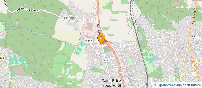 localisation de l'entreprise BS XPERT CARROSSERIE  SAINT-BRICE-SOUS-FORET