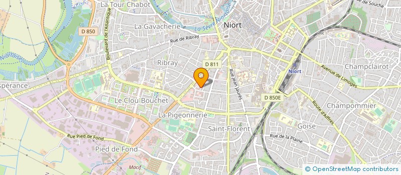 localisation de l'entreprise BS2 à NIORT