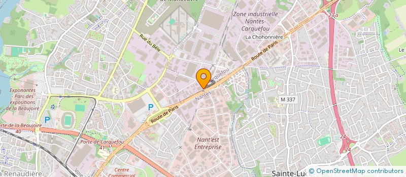 localisation de l'entreprise BS2 à ORVAULT