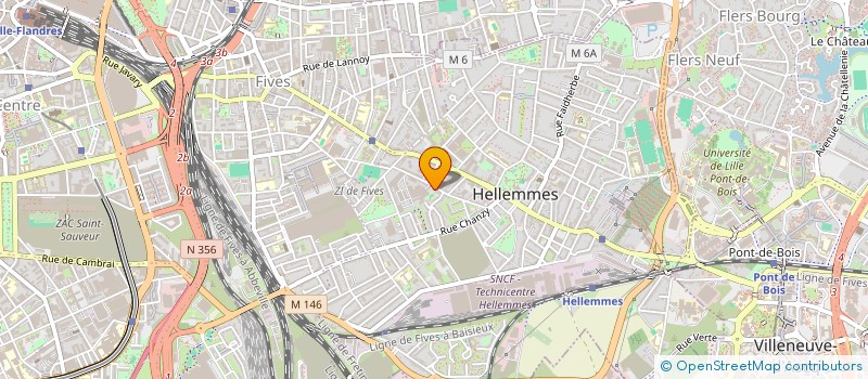 localisation de l'entreprise BS2A à LILLE
