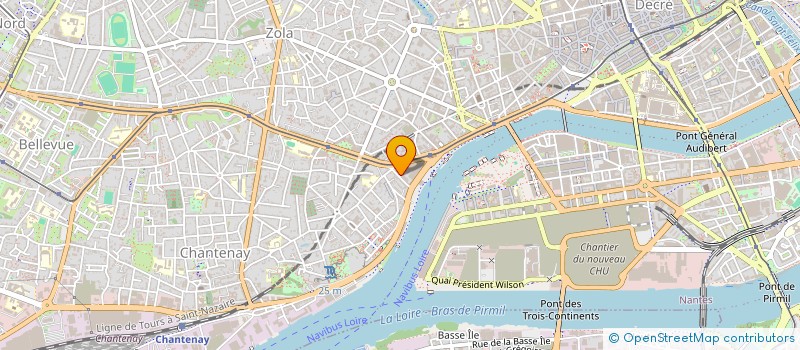 localisation de l'entreprise BS2E à NANTES