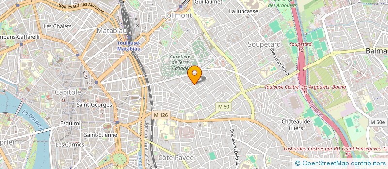 localisation de l'entreprise BS2I à TOULOUSE
