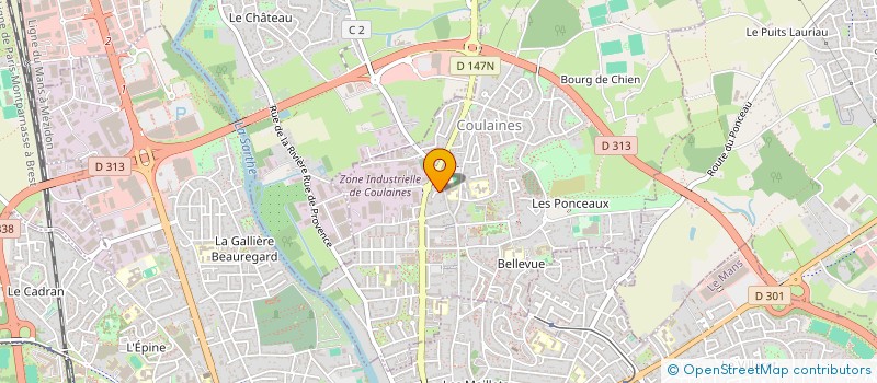 localisation de l'entreprise BS3M SECUTITE  COULAINES