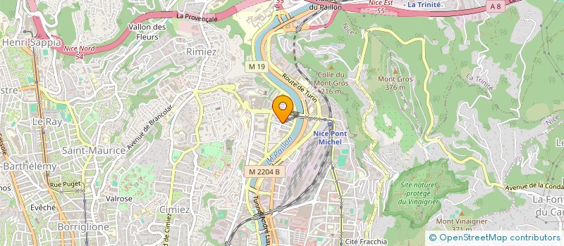 localisation de l'entreprise BS4CAR à NICE