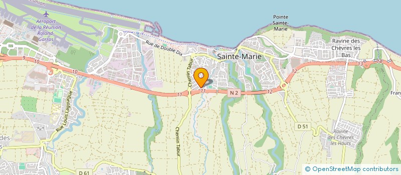 localisation de l'entreprise BSA à SAINTE-MARIE
