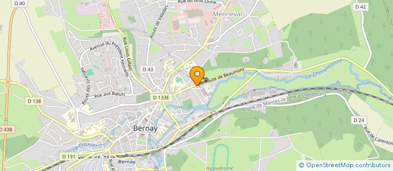 localisation de l'entreprise BSA à BERNAY