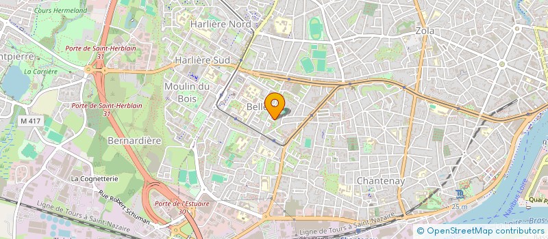 localisation de l'entreprise BSA ETANCHEITE  NANTES