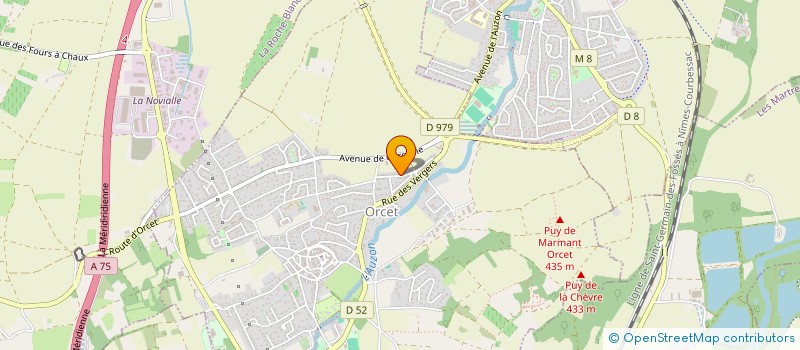 localisation de l'entreprise BSA GROUP  ORCET