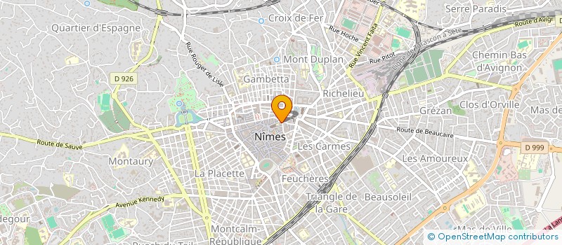 localisation de l'entreprise BSA ROMARIN à NIMES