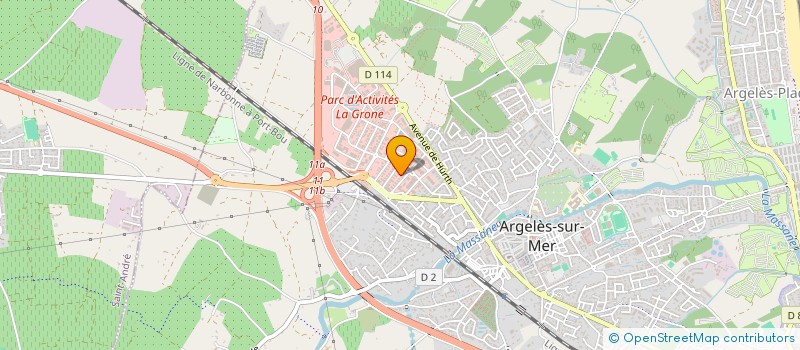 localisation de l'entreprise BSA VET  ARGELES-SUR-MER