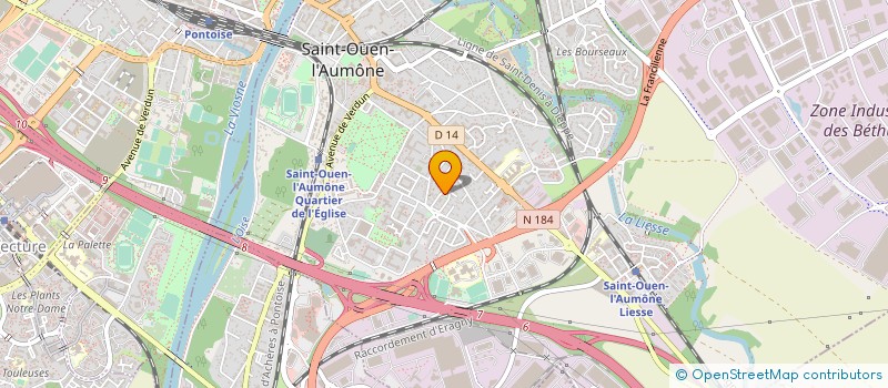 localisation de l'entreprise BSA-WEB à SAINT-OUEN-L'AUMONE