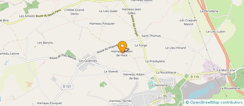 localisation de l'entreprise BSAL  BRIX