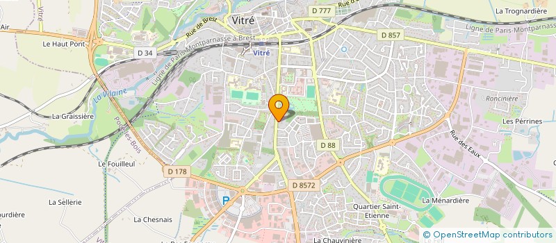 localisation de l'entreprise BSANSR à VITRE