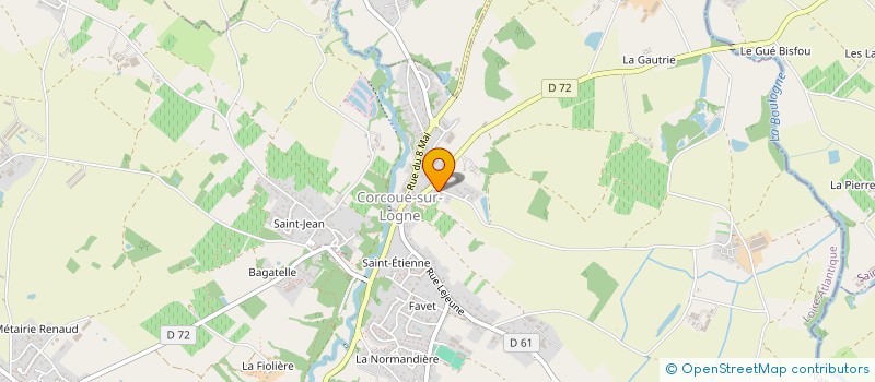 localisation de l'entreprise BSAUTOMOBILES  CORCOUE-SUR-LOGNE