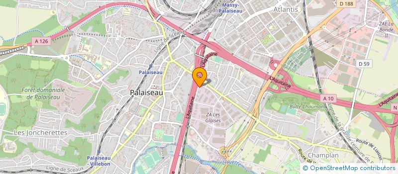 localisation de l'entreprise BSAV BUROPEX SERVICES à PALAISEAU