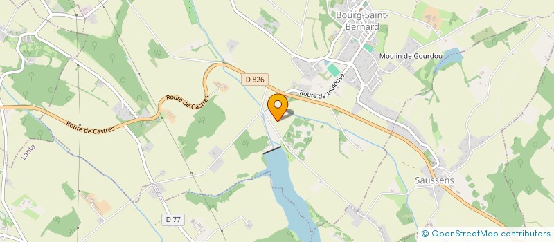 localisation de l'entreprise BSB 2.0  BOURG-SAINT-BERNARD