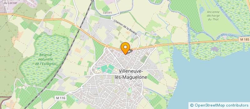 localisation de l'entreprise BSB  VILLENEUVE-LES-MAGUELONE