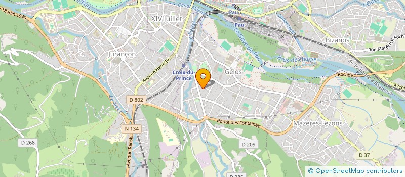 localisation de l'entreprise BSB  GELOS