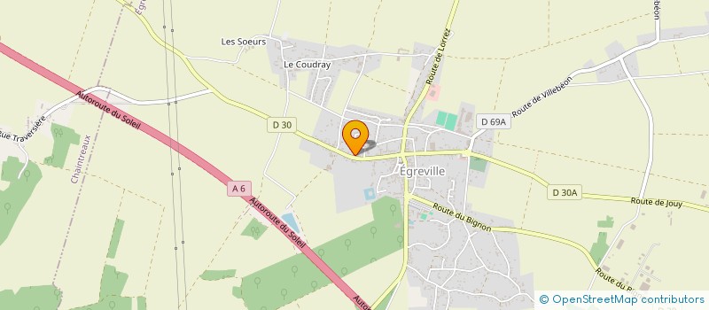 localisation de l'entreprise BSB à EGREVILLE